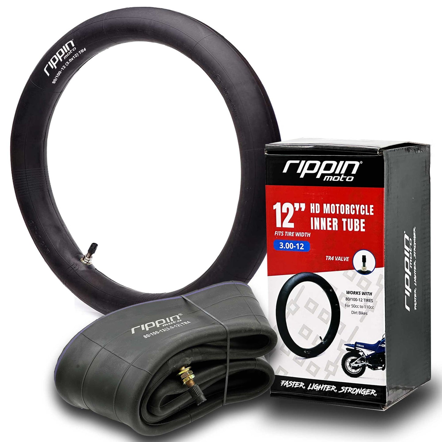80/100-12 (3.0-12) Heavy Duty Inner Tube 3mm Thick - REVRides