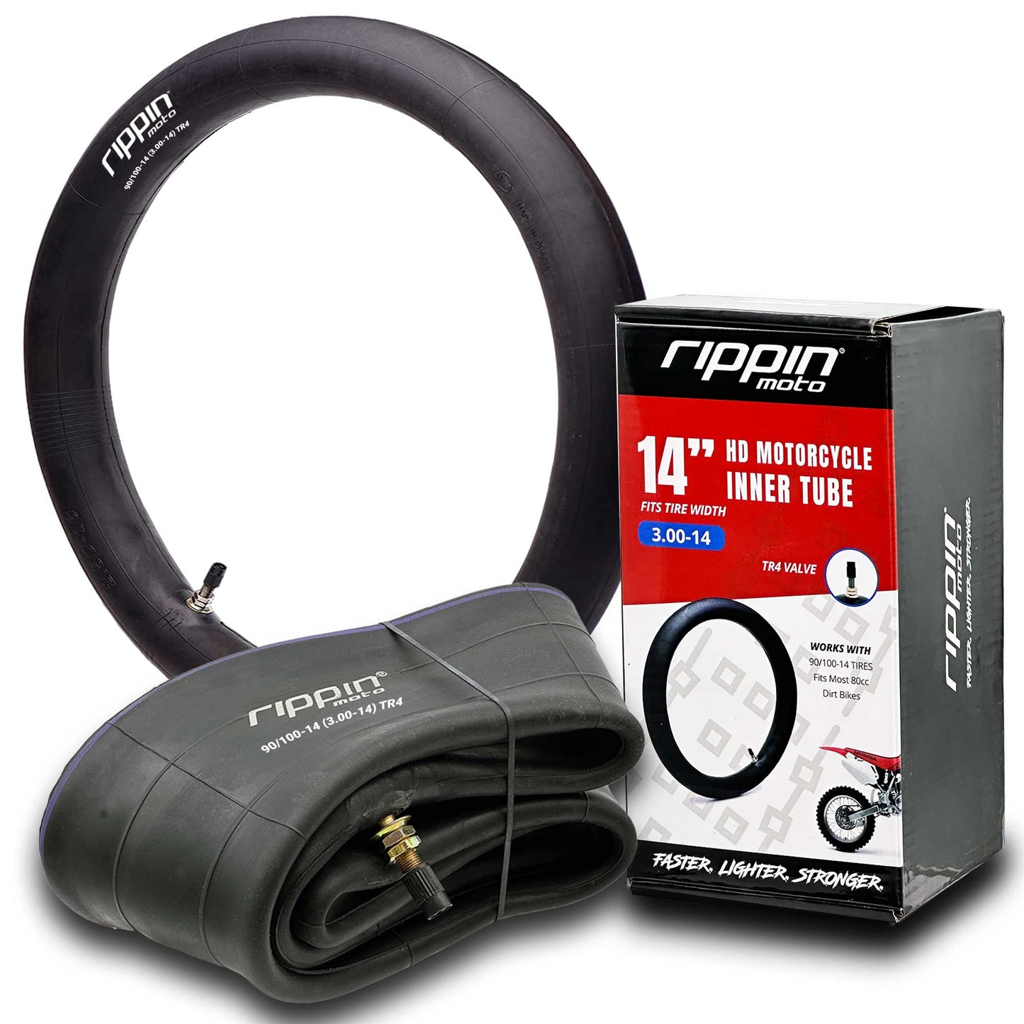 90/100-14 (3.0-14) Heavy Duty 14" Inner Tube 3mm Thick - REVRides