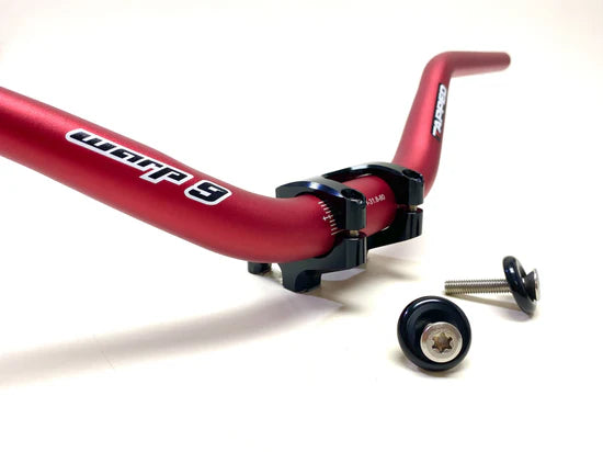 Warp 9 1 1/4 tapped Emoto Handle bar W/ Scott Deuce grip combo