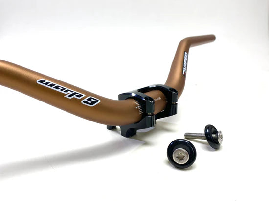 Warp 9 1 1/4 tapped Emoto Handle bar W/ Scott Deuce grip combo