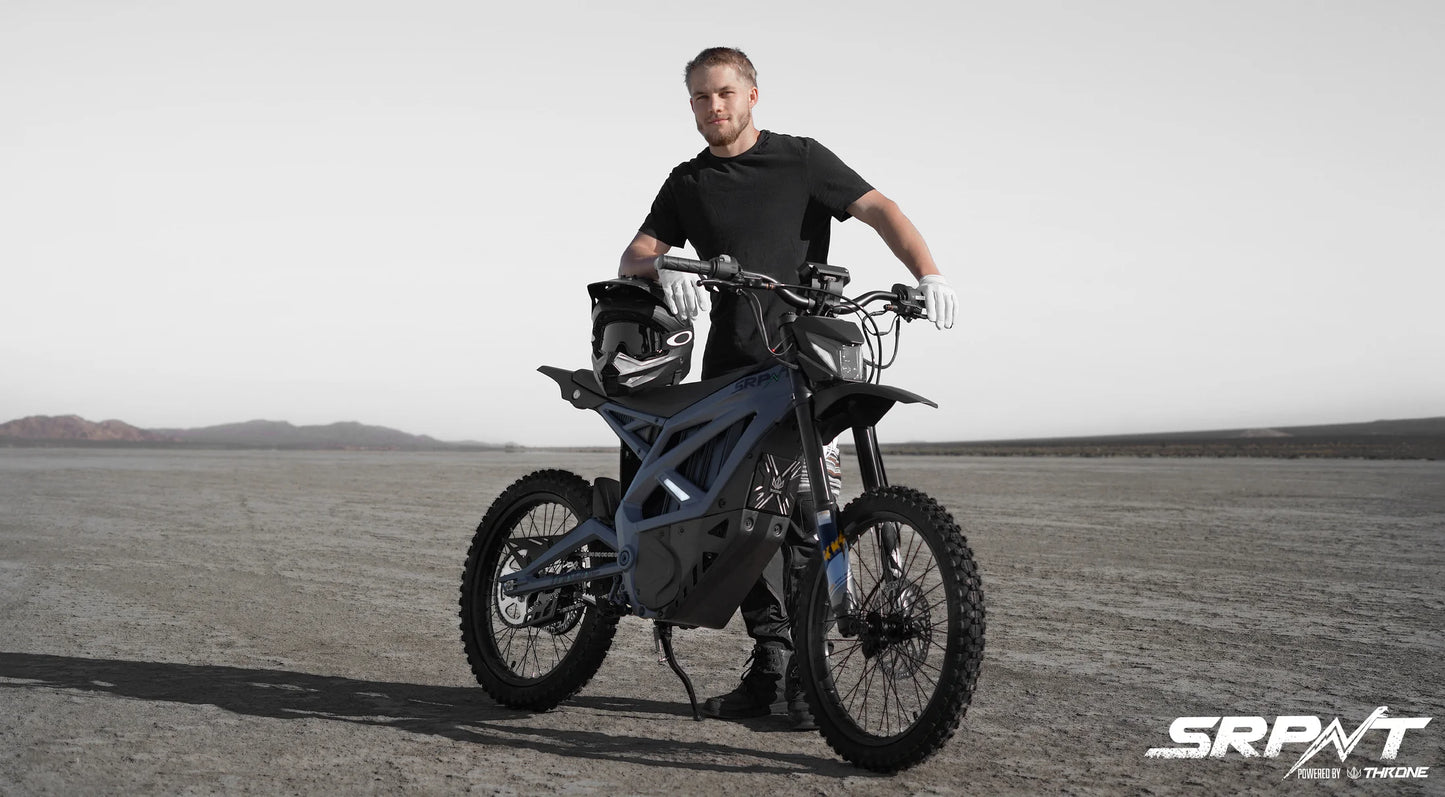 SRPNT X3 by Throne Cycles | 72V 13kW 40ah 60mph | Electric Dirt Bike (Updated Version)