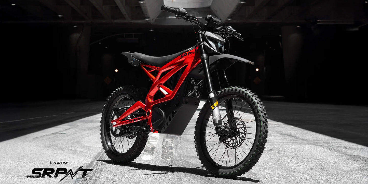 SRPNT X3 by Throne Cycles | 72V 13kW 40ah 60mph | Electric Dirt Bike (Updated Version)