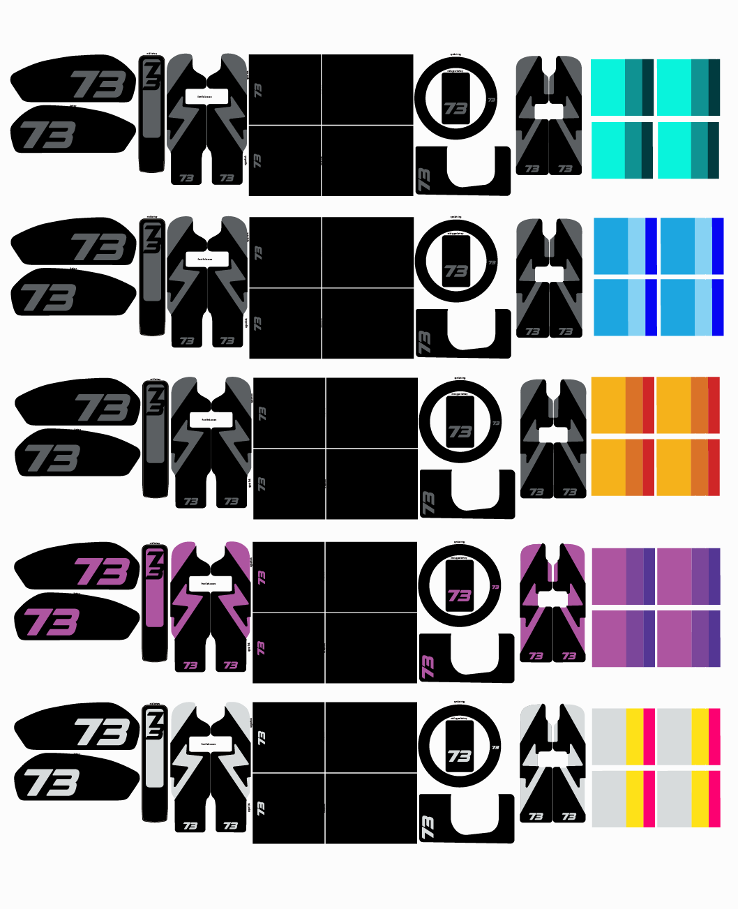 Adventure series Replica decal kit for Super 73 Rx S2 – REVRides