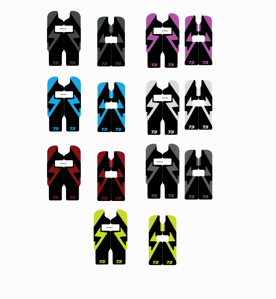 Adventure style decal fork protector For Super 73 R / Rx / (New S2 Adventure) - REVRides