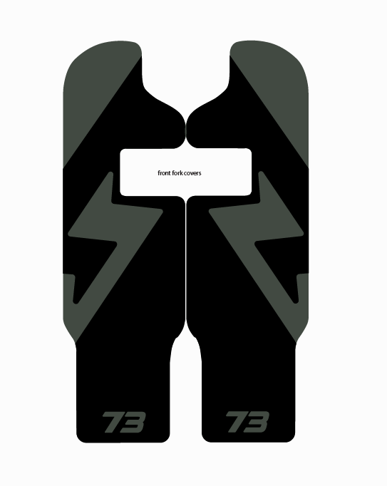 Adventure style decal fork protector For Super 73 R / Rx / (New S2 Adventure) - REVRides
