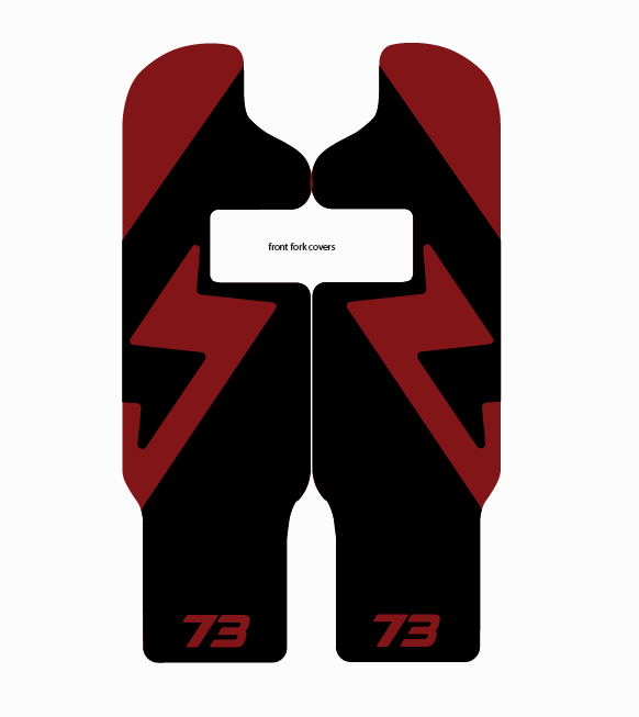 Adventure style decal fork protector For Super 73 R / Rx / (New S2 Adventure) - REVRides