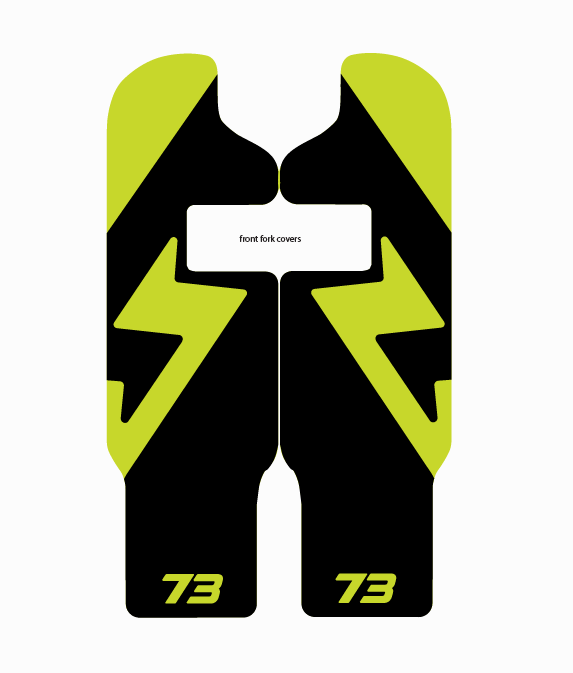 Adventure style decal fork protector For Super 73 R / Rx / (New S2 Adventure) - REVRides