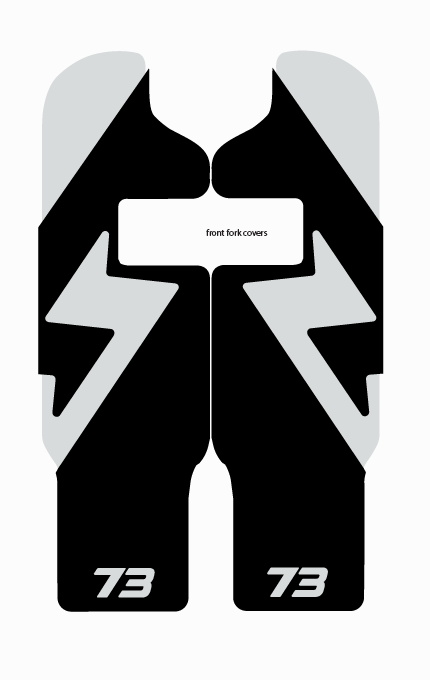 Adventure style decal fork protector For Super 73 R / Rx / (New S2 Adventure) - REVRides