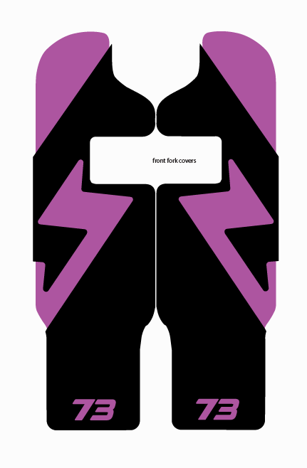 Adventure style decal fork protector For Super 73 R / Rx / (New S2 Adventure) - REVRides