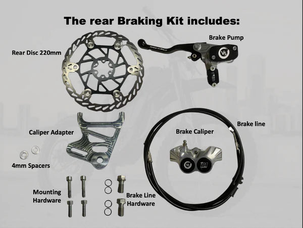 Volar Sport Full Brake Kit | Front & Rear | For E-Ride Pro, Sur-Ron, Talaria & More