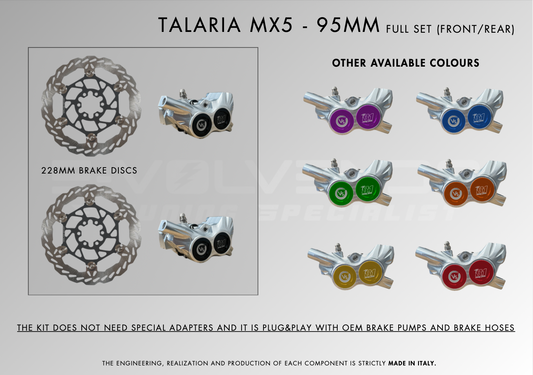 Volar sport Talaria MX5 front or Rear brake kit