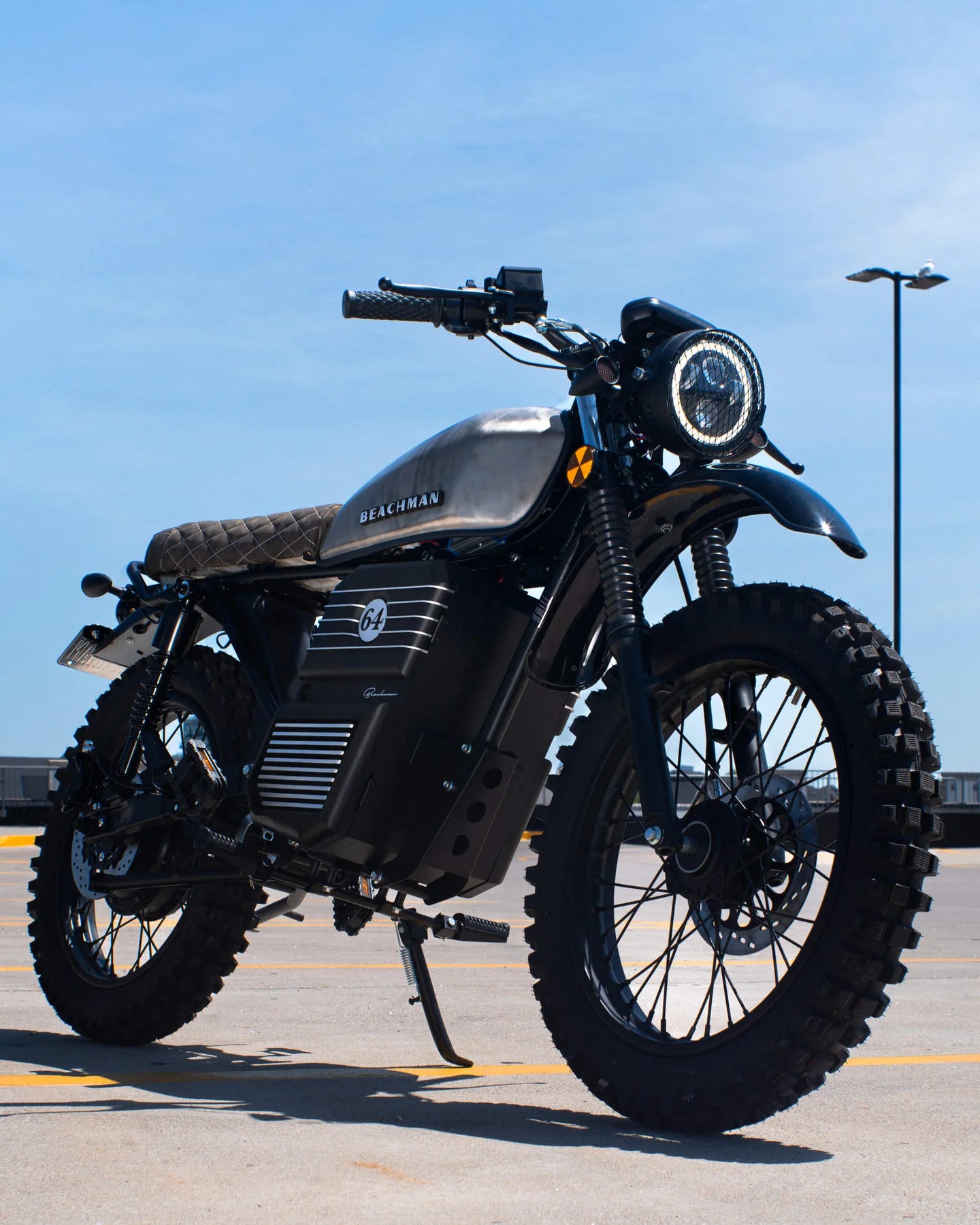 Beachman Scrambler 64 | Electric Cafe Racer On & offroad E-Bike & Moped