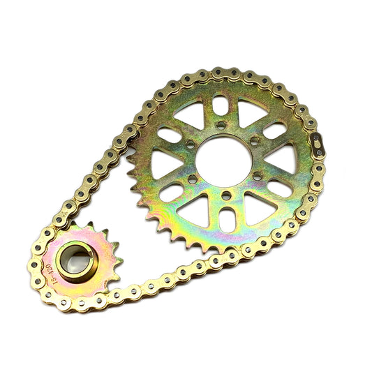DirtyBike 420 Gold Series Primary Belt to Chain Conversion Kit Sealed X-Ring Surron Ultra Bee