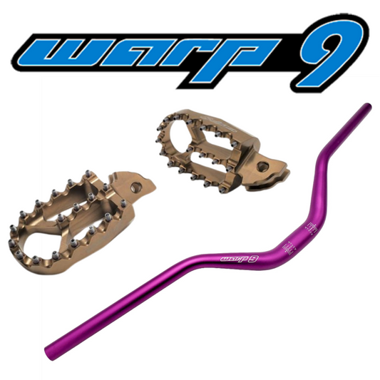 WARP 9 Handlebars & Foot Pegs (Color: Bars / Pegs)