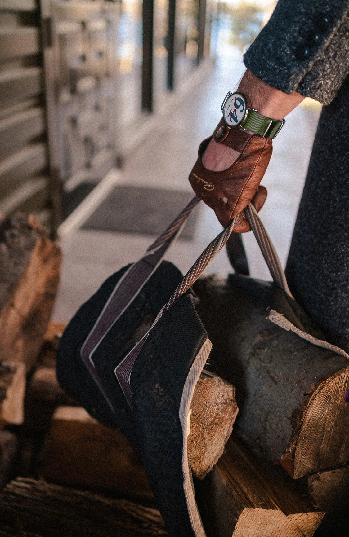 Beachman Riding Gloves | Summer Leather Motorcycle Gloves | By Beachman