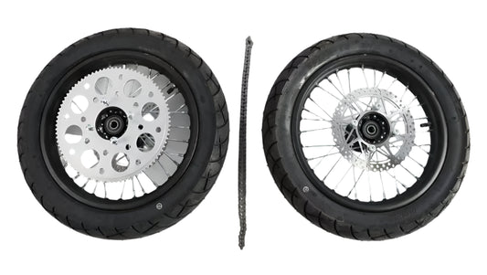 ETM™ RTR 14in Street Super moto Wheel Set  | By Electro & Co