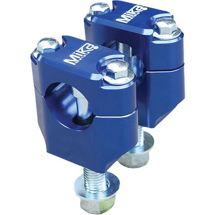 Mika Metals billet 1 1/8th Dirt bar clamps