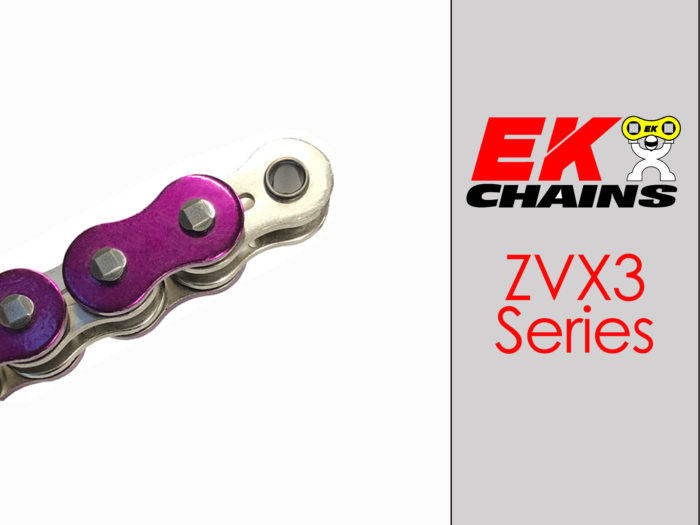 EK 520 MVXZ Quadra-X Ring Chain (Colors) 120 Link | For Electric and Street Motorcycles Colored Chain Built for Strength, Style