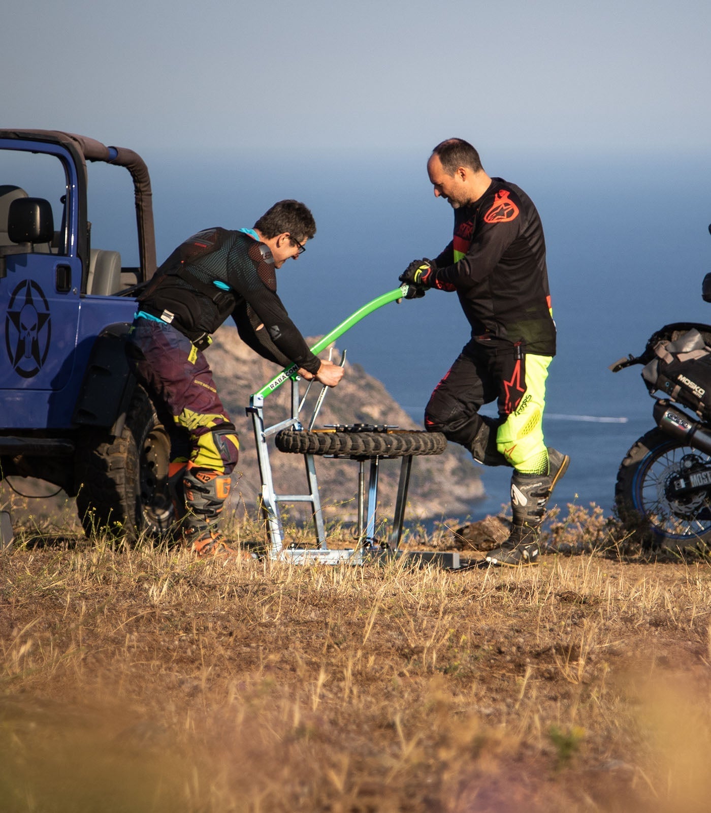 Rabaconda Dirt Bike, E-Moto, and Dual Sport Tire Changer Tool (Full Kit)