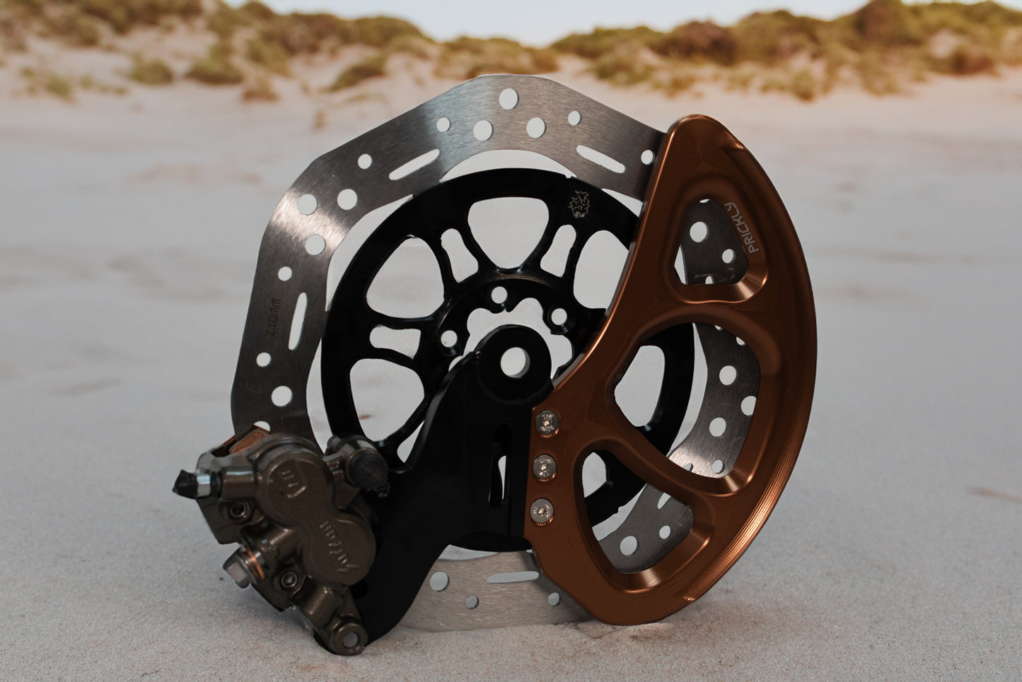 250mm Oversized Disc Guard | For Prickly Caliper Mounts | By Prickly Motorsports