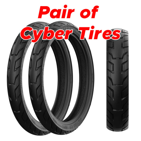 CYBER tires 80/100-19 Street Tire – Pair Bundle | by Pivotrax | For Sur Ron, Talaria, Altis, E-Ride Pro | by Pivotrax