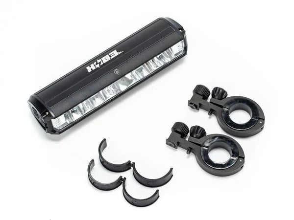 RTR & EBOX Lighting + Control Kit | Dawn Headlight, Megalith Bars, Mika Grips | For RTR, EBOX, and Most Pit Bikes
