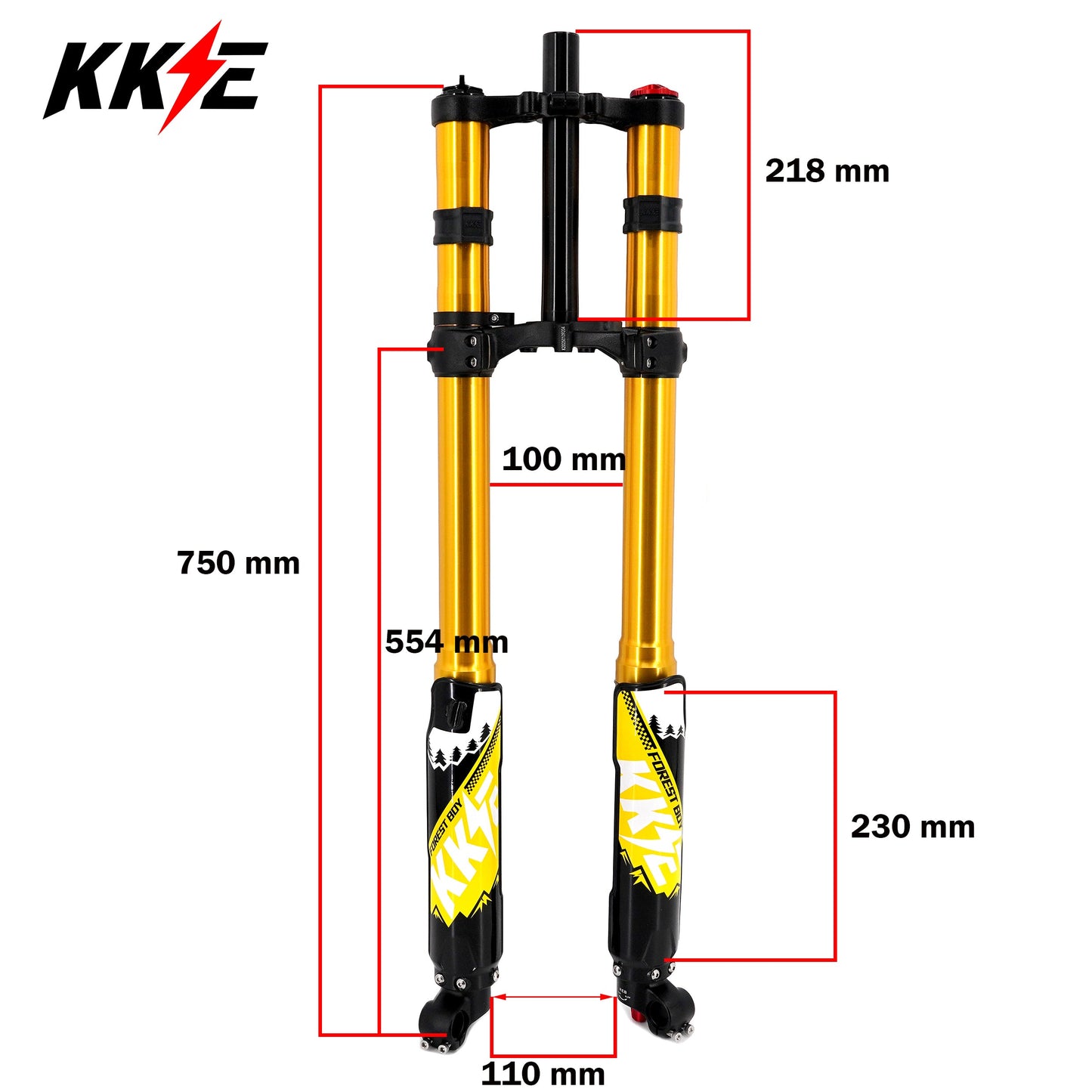 35mm Front Suspension Fork – Upgraded 5.5 | Sur Ron, Talaria, E-Ride Pro SS | By KKE
