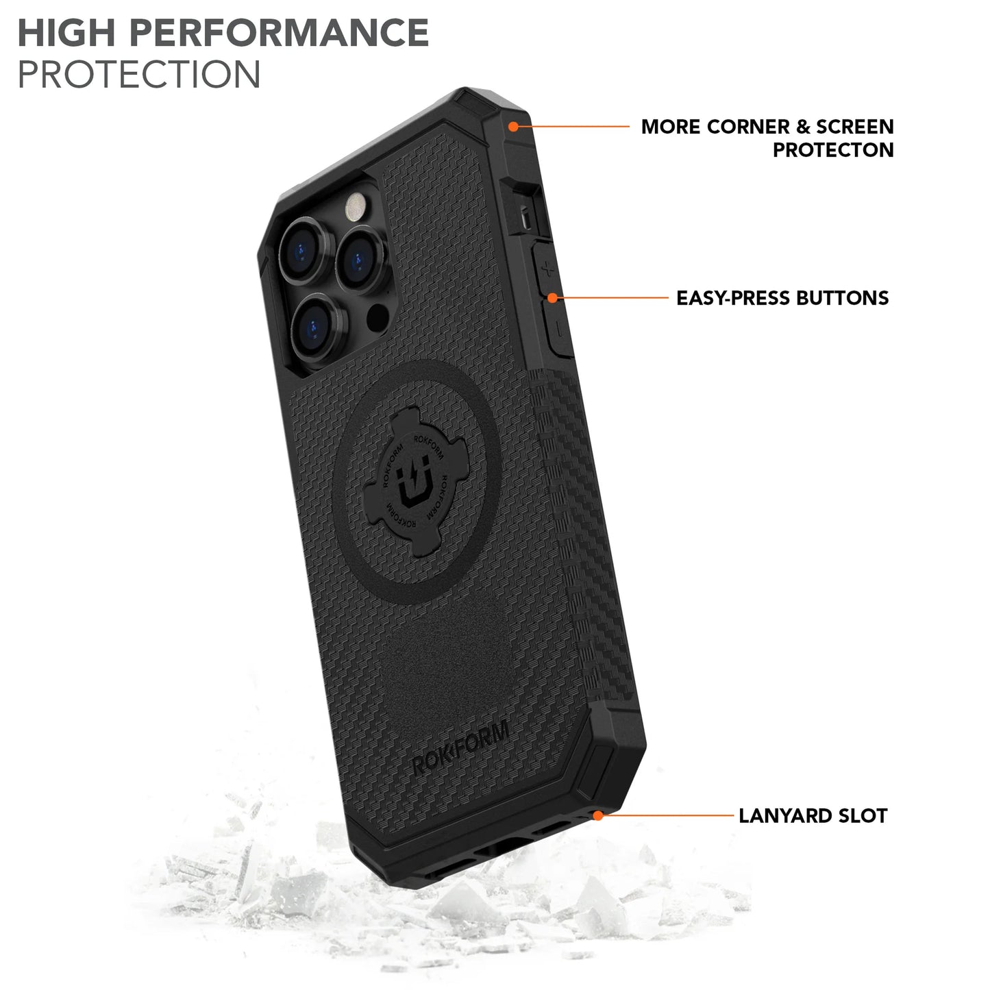 Rugged Case - iPhone 14 models |Regular, Plus, Pro, Max | by ROKFORM