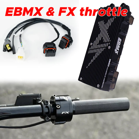 FX Twist Throttle + EBMX X-9000 V3 Controller  | by EBMX & FX | for Emoto