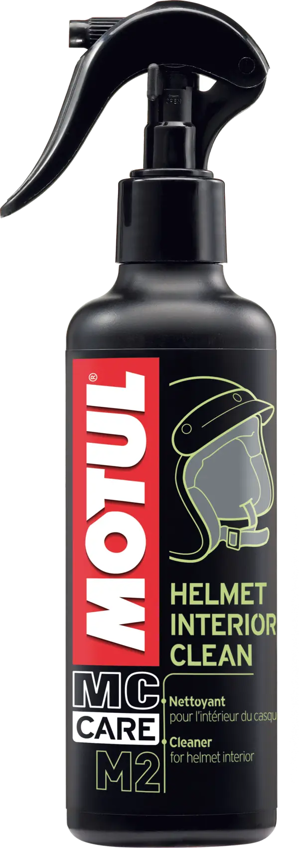 Motul MC CARE M2 Helmet Interior Cleaner – 250ml | Helmet Sanitizer Spray | By Motul