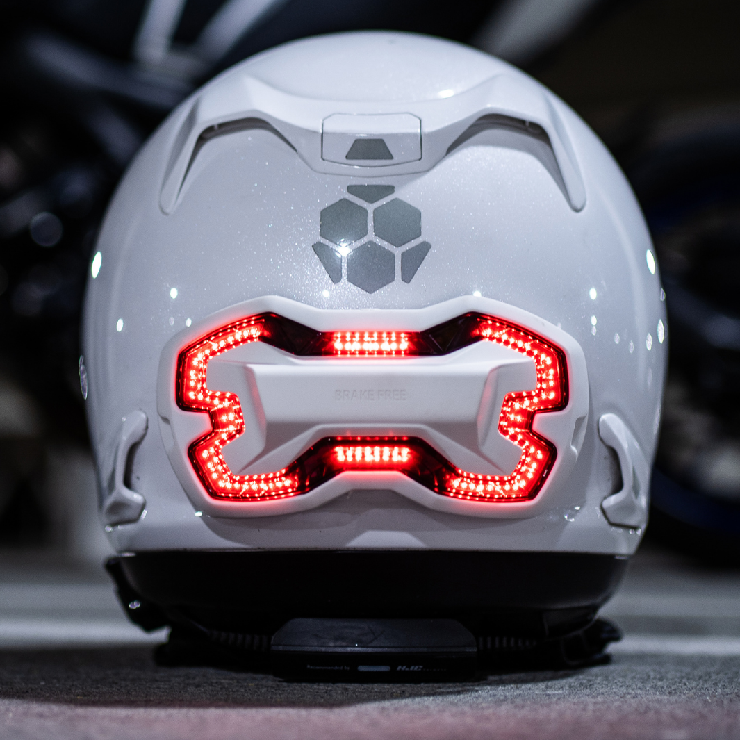 White Brake Free LED Brake Light USB-C