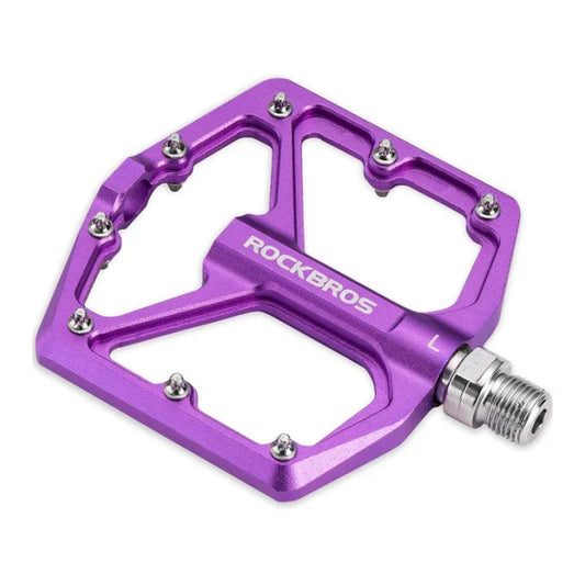 ROCKBROS Aluminum Bearing Pedals | 9/16" Bike Cranks | Electric Mountain, Road & Commuter Bikes