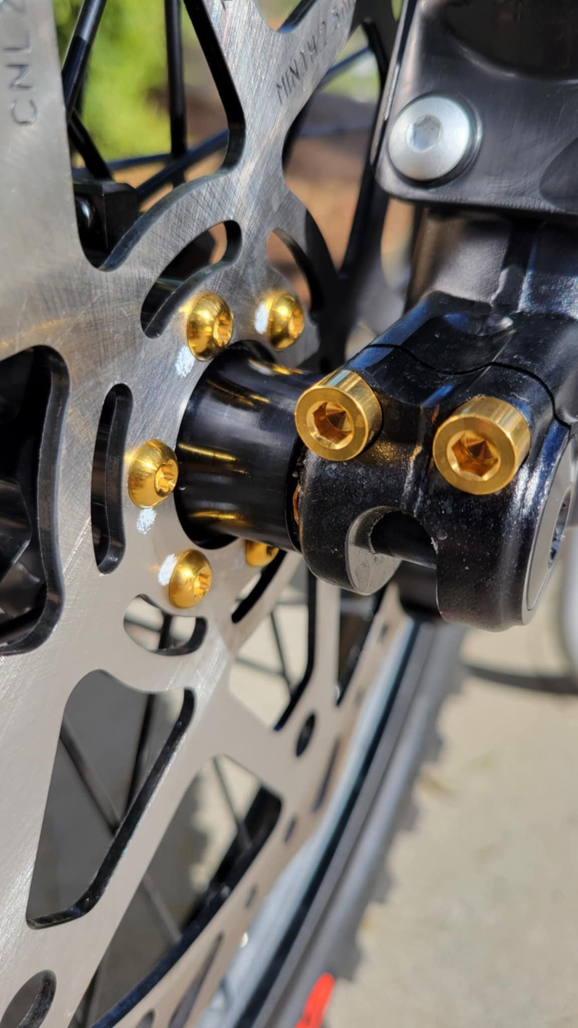 Altis Sigma Titanium Front Fork Bolt Kit