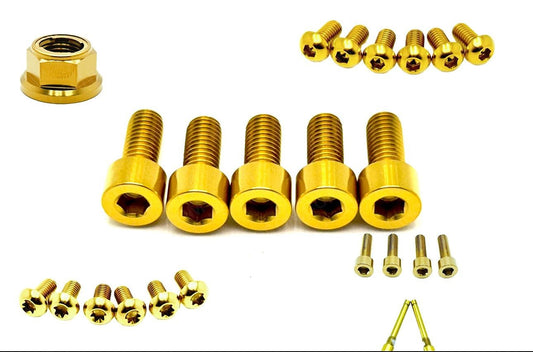 Front and Rear Wheel Titanium Bolt Kit for E-Ride Pro,Surron, Talaria, Segway, 79 Bike, and more