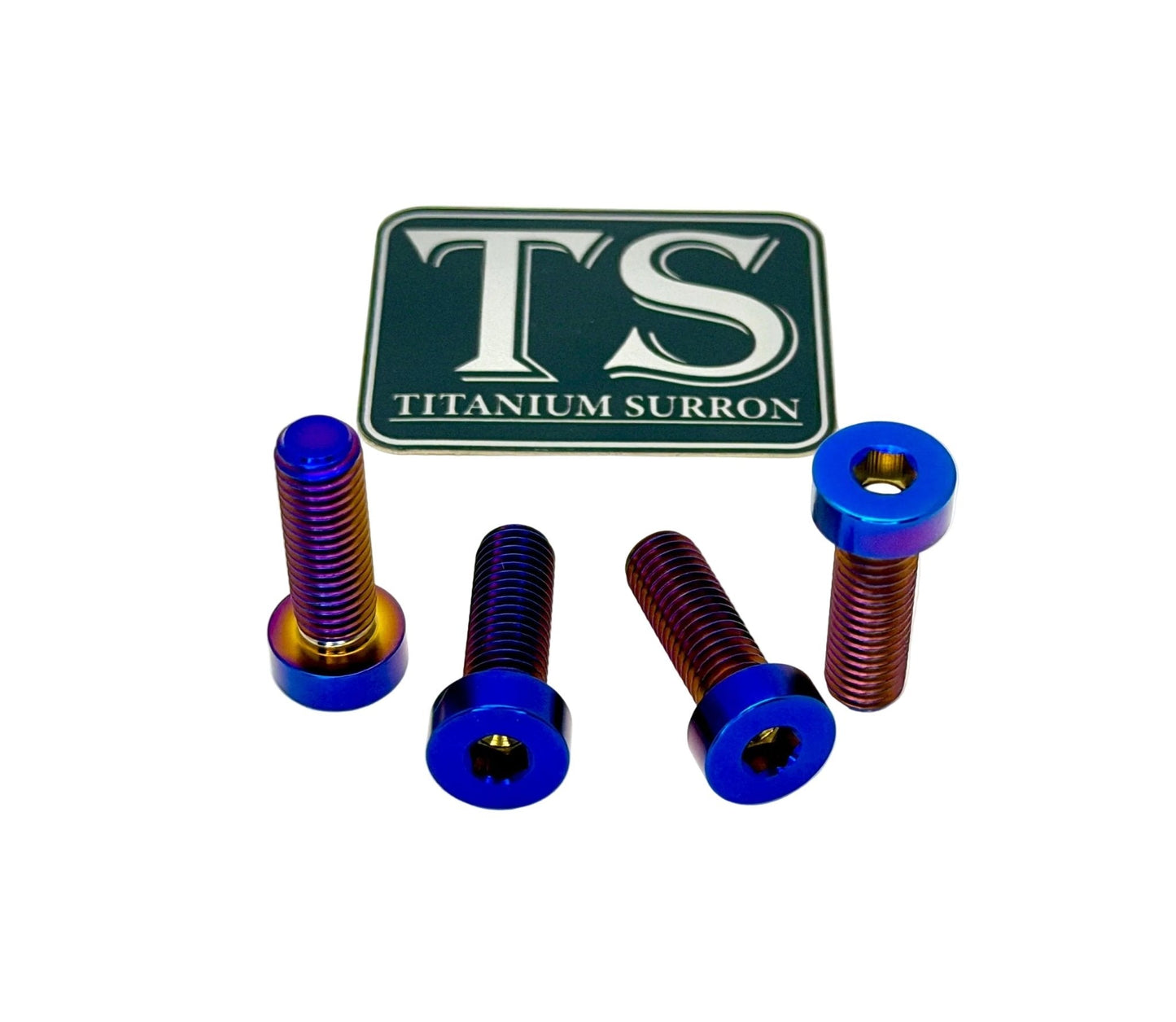 Titanium Peg Bracket Bolts - Surron LBX and Segway (Set of 4)