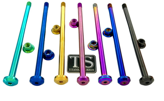 Titanium Rear Axle Kit | For Yozma IN10 & Strike Shadow Models