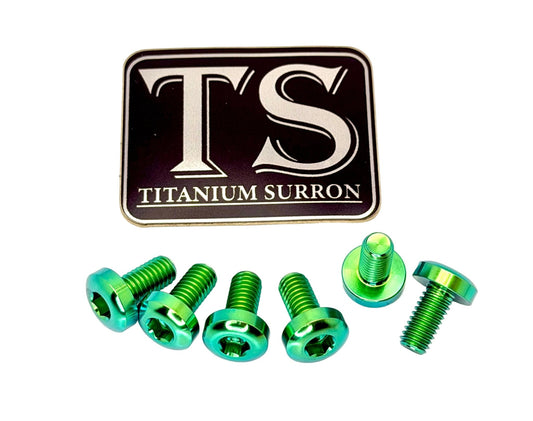 Titanium Rear Rotor Screws - Surron, Talaria, E-Ride Pro, 79 Bike, Rerode