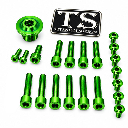 Titanium OEM Fork Bolt Kit | Surron Ultra Bee