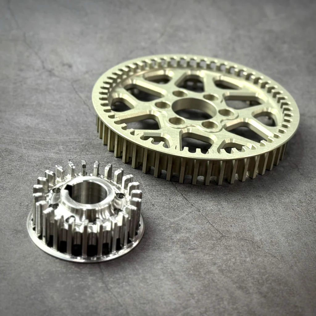 CNC Billet Primary Pulley + Belt Kit | Surron, E-Ride Pro S/SS, 79 Bike Falcon S | By EBG
