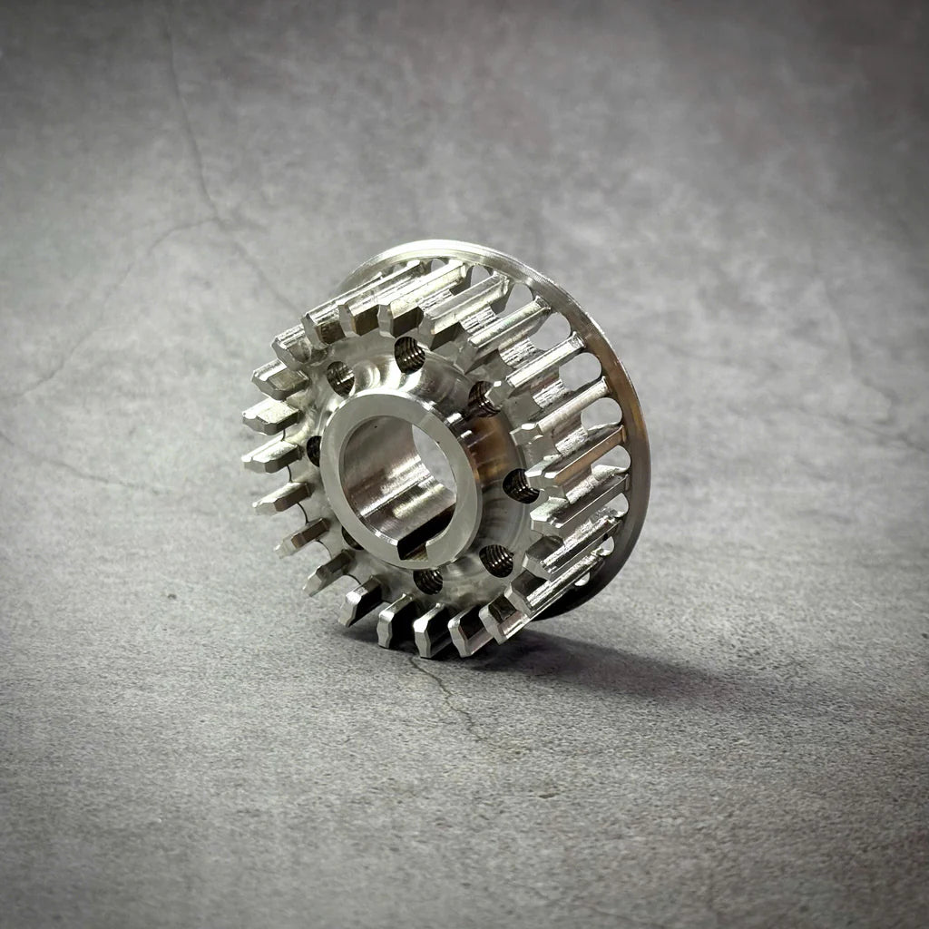 CNC Billet Primary Pulley + Belt Kit | Surron, E-Ride Pro S/SS, 79 Bike Falcon S | By EBG