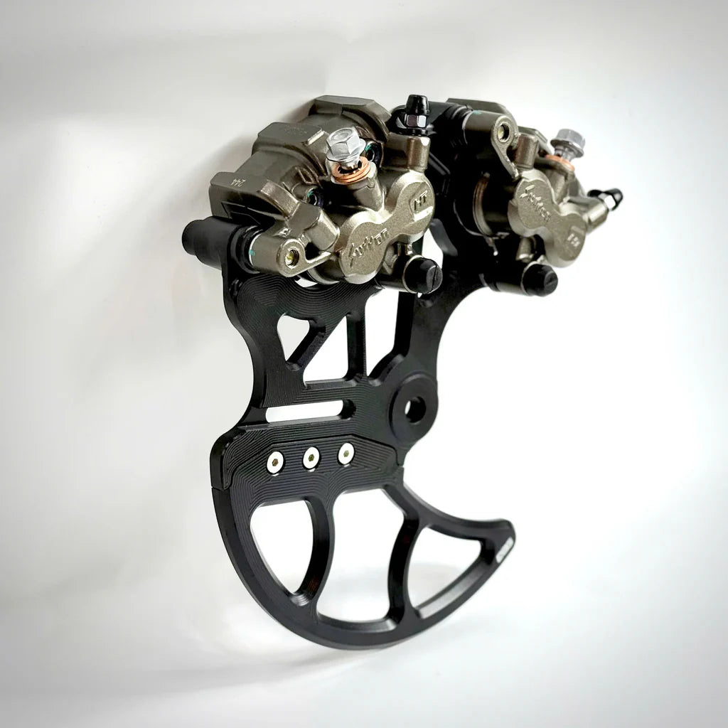 Dual Rear Brake bracket only | For E-Moto | by EBG