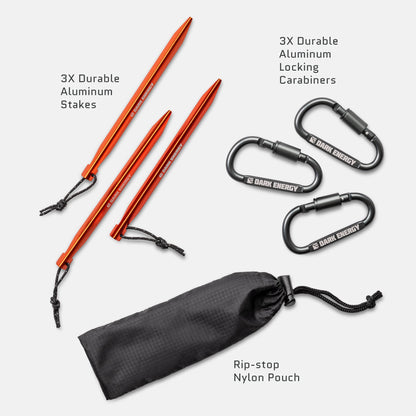 Dark Energy Spectre Accessory Kit | 56W Solar Panel Carrying & Deployment Kit