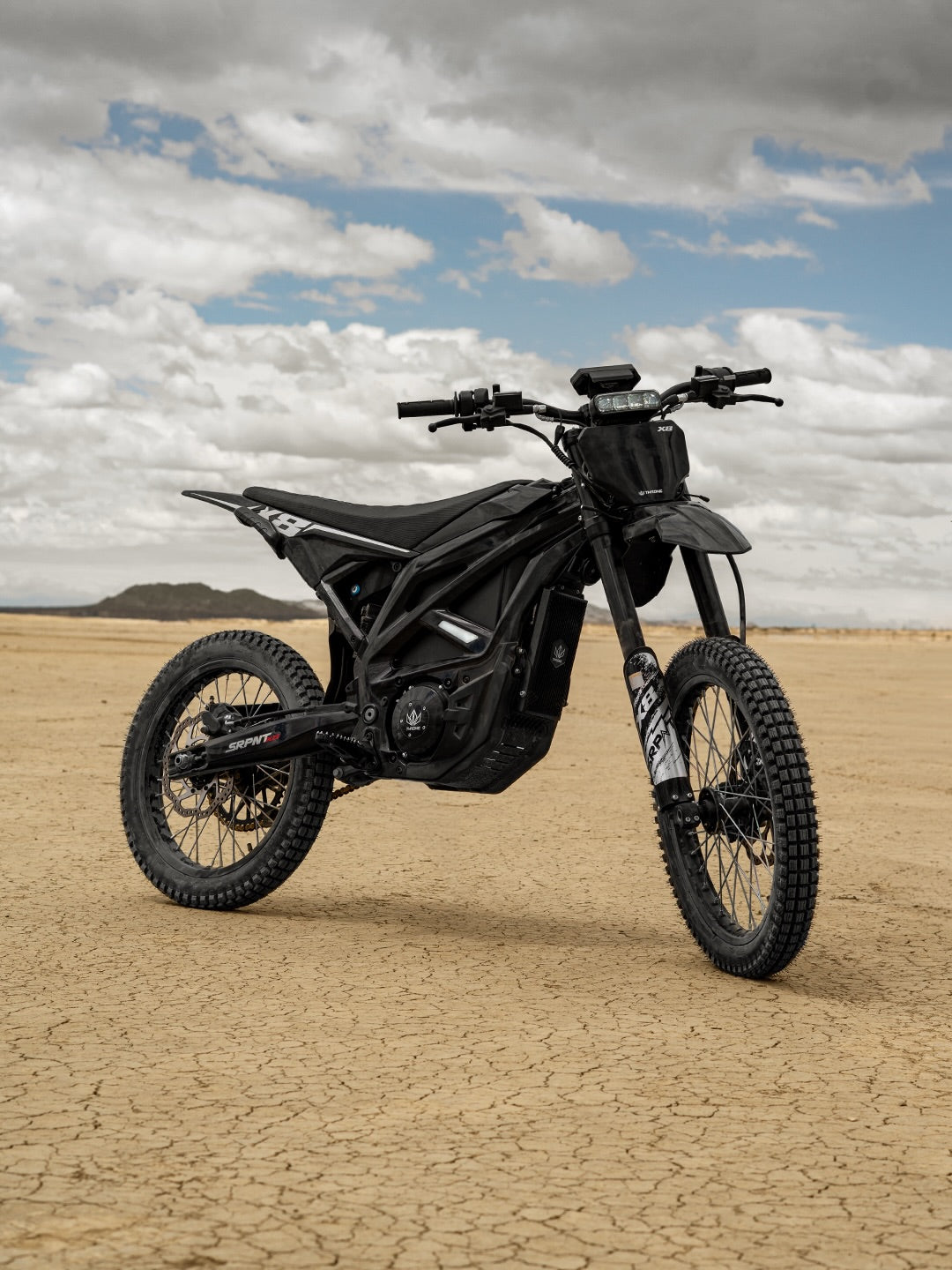 SRPNT X8 Electric Dirt Bike by Throne | 72V Mid-Size Long Range e-Moto