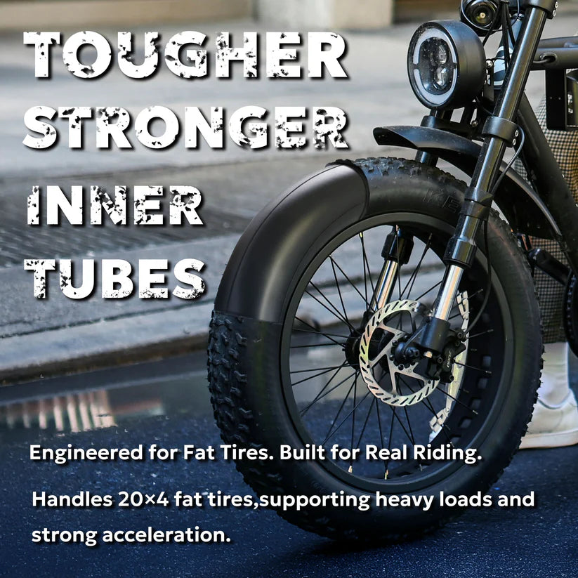 Pivotrax 20 x 4.0 Fat Bike Inner Tube | Fat Tire E-Bikes
