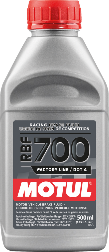 Motul RBF 700 Factory Line Brake Fluid | DOT 4 | 100% Synthetic | 500mL
