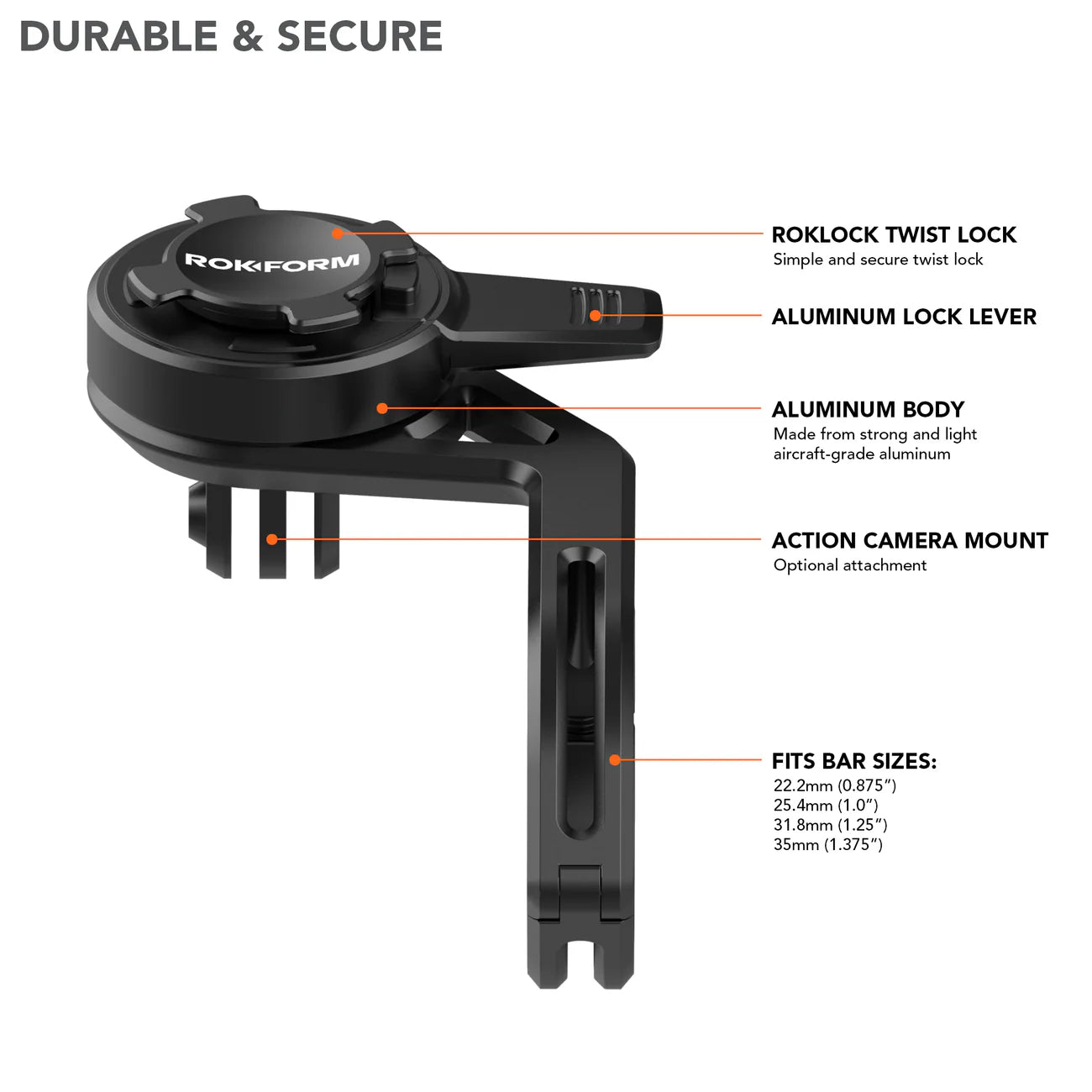 ROKFORM OVER THE TOP BIKE MOUNT E-Bikes / E-Moto / E-Scooters / Dirt Bike