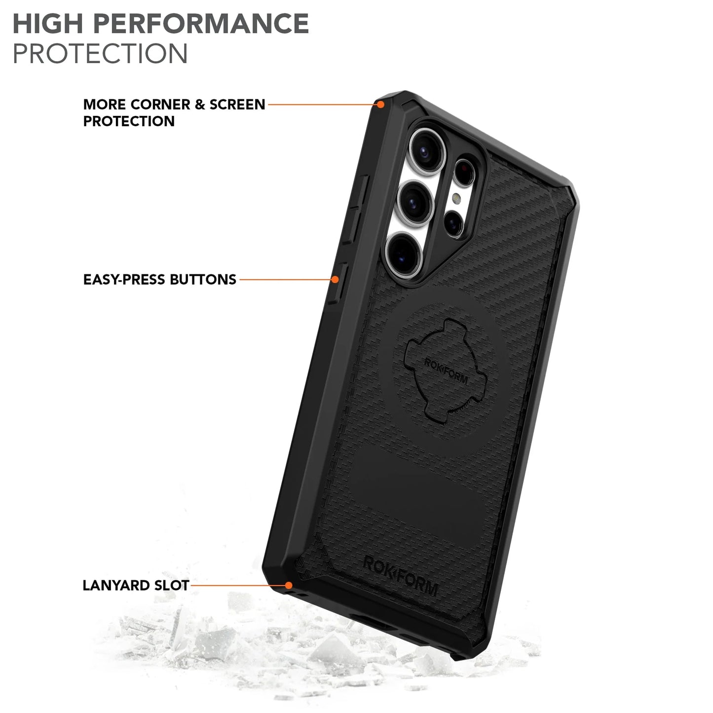 Rugged Case - Samsung Galaxy S25 & S24 models | by ROKFORM