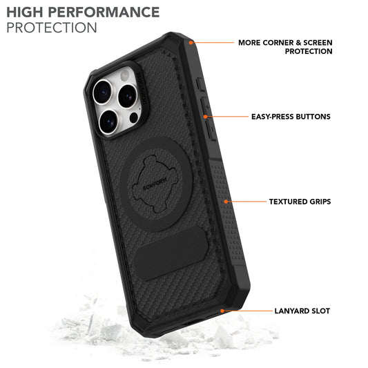Rugged Case - iPhone 16 models | Regular, Plus, Pro, Pro Max | by ROKFORM