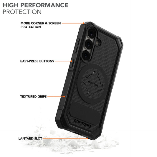 Rugged Case - Samsung Galaxy S25 models | +Ultra 5G | by ROKFORM