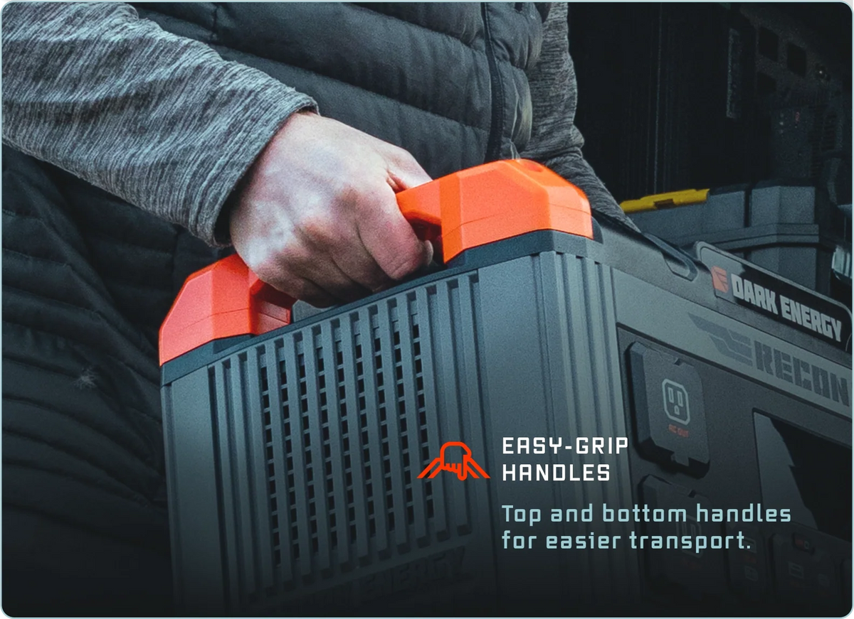 Dark Energy Recon 2000 Portable Power Station | E-Moto Charging, Overlanding & Off-Grid Power
